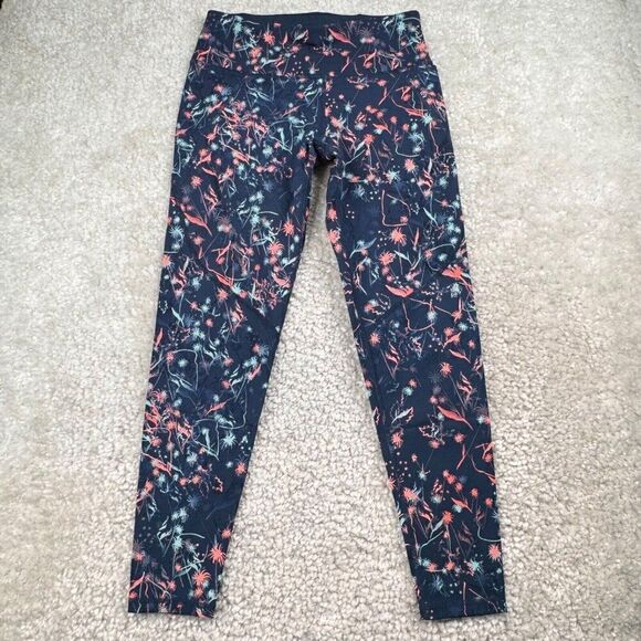 Sweaty Betty Power 7/8 Length Legging Beetle Blue Mystical Floral - Picture 2 of 12